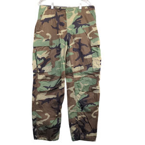U.S. Army Men's Woodland Camo Cargo Pants Size M Pockets Military